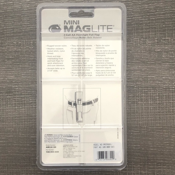 NWT!  Mini MAGLITE Flashlight Belt Holster. - Picture 2 of 3